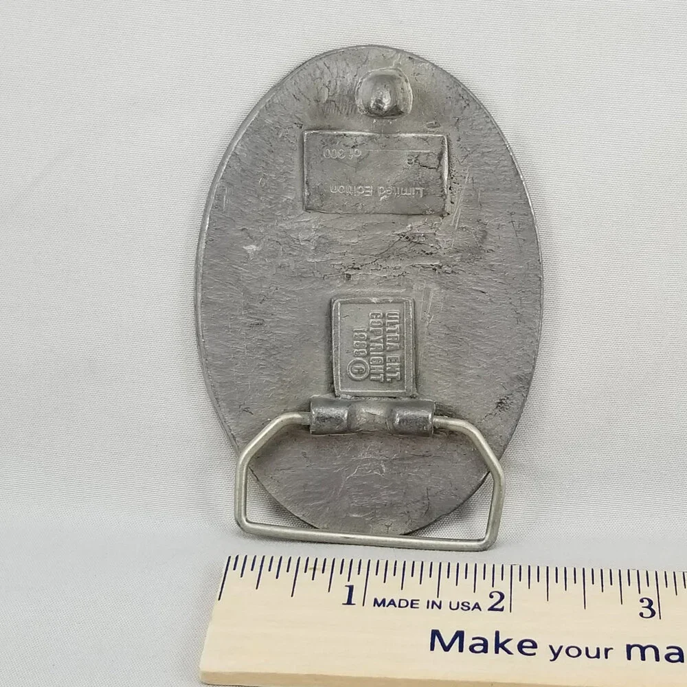 Belt Buckle 1990 Underground Overhead Metering School Garden City Kansas‎ USA